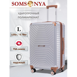 Чемодан на колесах l Madrid поликарбонат