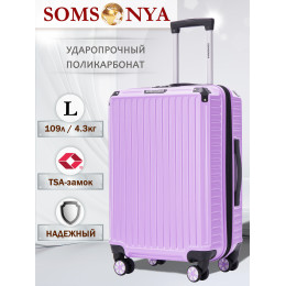 Чемодан на колесах l Milan поликарбонат