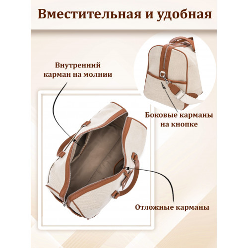 Сумка дорожная ручная кладь Somsonya спортивная женская мужская Канва