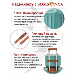 Бьюти кейс ручная кладь SOMSONYA Milan