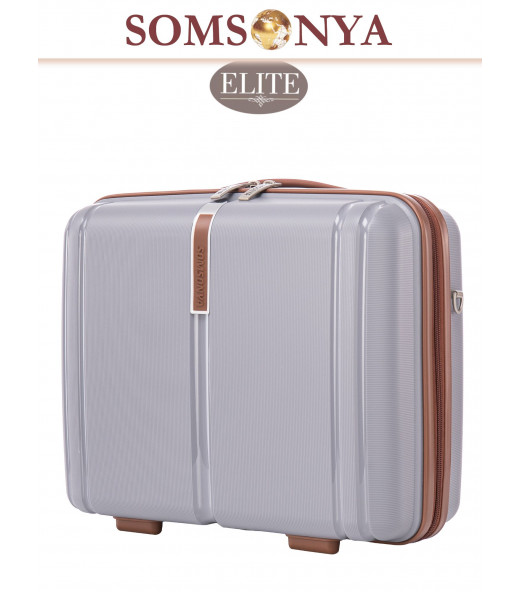 Комплект чемодан с кейсом SOMSONYA ELITE Dubai серый