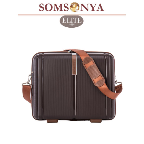 Комплект чемодан с кейсом SOMSONYA ELITE Dubai коричневый