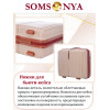 Комплект чемоданов M, S + кейс Somsonya ELITE AT бежевый