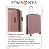 Чемодан ручной клади S SOMSONYA ELITE AT розовый