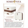 Комплект чемоданов M, S + кейс Somsonya ELITE AT слоновая кость