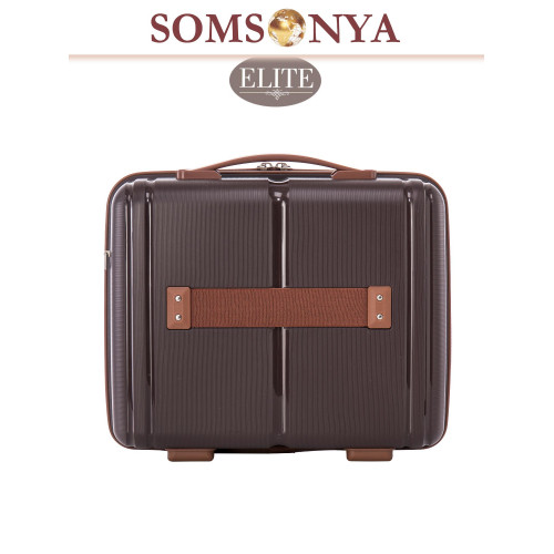 Комплект чемодан с кейсом SOMSONYA ELITE Dubai коричневый