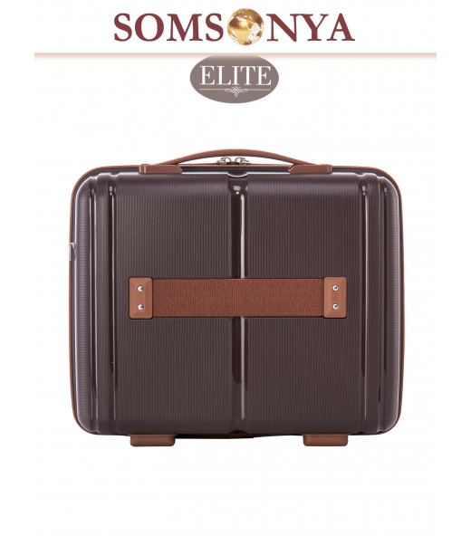 Комплект чемодан с кейсом SOMSONYA ELITE Dubai коричневый