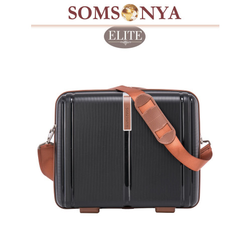 Бьюти кейс ручная кладь SOMSONYA ELITE AT черный