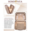 Бьюти кейс ручная кладь SOMSONYA ELITE AT бежевый