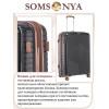 Чемодан на колёсах M SOMSONYA Dubai черный