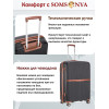 Чемодан ручной клади S SOMSONYA Vegas черный