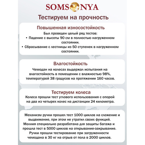 Комплект чемодан и кейс SOMSONYA ELITE TORONTO голубой