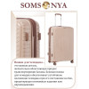 Комплект чемодан с кейсом SOMSONYA ELITE Dubai бежевый