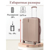 Чемодан на колёсах M SOMSONYA AT бежевый