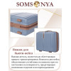 Комплект чемодан с кейсом SOMSONYA ELITE Dubai темно-голубой