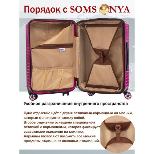 Бьюти кейс ручная кладь SOMSONYA Madrid