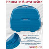 Комплект чемоданов M, S + кейс Somsonya ELITE TORONTO голубой