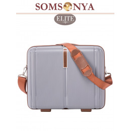 Комплект чемодан с кейсом SOMSONYA ELITE Dubai серый
