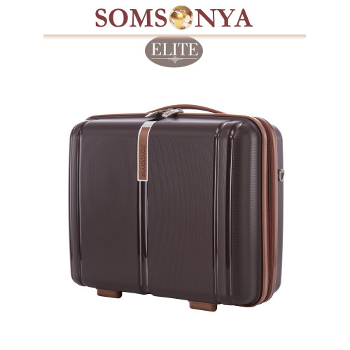 Бьюти кейс ручная кладь SOMSONYA ELITE AT коричневый