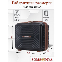 Бьюти кейс ручная кладь SOMSONYA Madrid