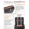 Комплект чемоданов Somsonya Dubai 3 шт черный