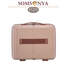 Бьюти кейс ручная кладь SOMSONYA ELITE AT бежевый