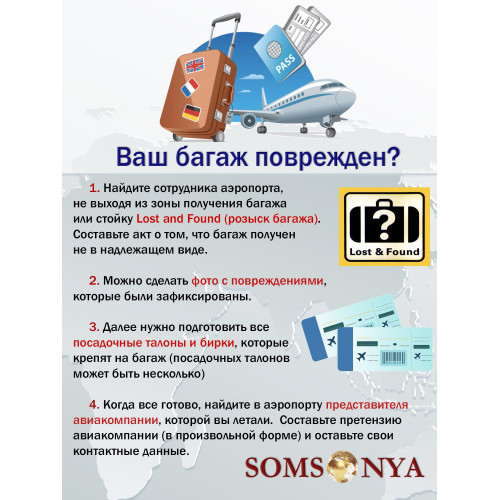 Комплект чемодан и кейс SOMSONYA ELITE TORONTO голубой