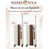 Комплект чемодан с кейсом Somsonya AT слоновая кость
