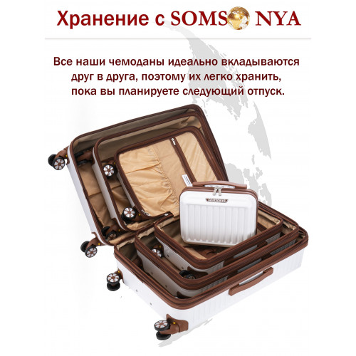 Комплект чемоданов SOMSONYA Milan 50 см