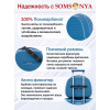 Комплект чемоданов M, S + кейс Somsonya ELITE TORONTO голубой