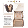 Комплект чемодан с кейсом SOMSONYA ELITE Dubai коричневый