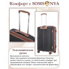 Чемодан ручной клади S SOMSONYA ELITE AT черный