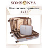Чемодан на колёсах M SOMSONYA Dubai серый