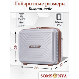 Бьюти кейс ручная кладь SOMSONYA Madrid