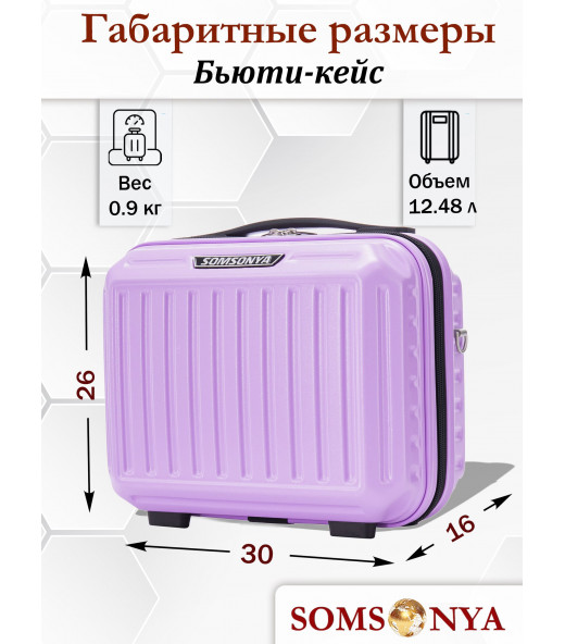 Бьюти кейс ручная кладь SOMSONYA Milan