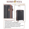 Комплект чемоданов Somsonya AT 3 шт чёрный