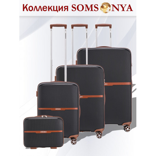 Чемодан на колёсах M SOMSONYA VEGAS черный