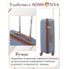 Чемодан на колесах l SOMSONYA ELITE Dubai темно-голубой