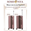 Чемодан на колесах l SOMSONYA ELITE AT розовый