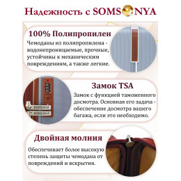 Чемодан на колесах l SOMSONYA ELITE AT серый