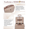 Бьюти кейс ручная кладь SOMSONYA ELITE AT бежевый