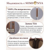 Комплект чемодан с кейсом Somsonya AT серый