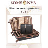 Комплект чемодан с кейсом SOMSONYA ELITE Dubai черный