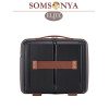 Бьюти кейс ручная кладь SOMSONYA ELITE AT черный