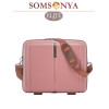 Бьюти кейс ручная кладь SOMSONYA ELITE AT розовый